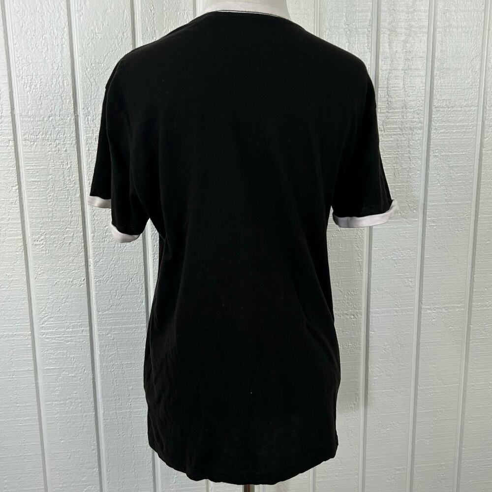 Guess Los Angeles Logo Tee Ringer T Shirt Y2K Streetwear Women Small - Picture 4 of 6